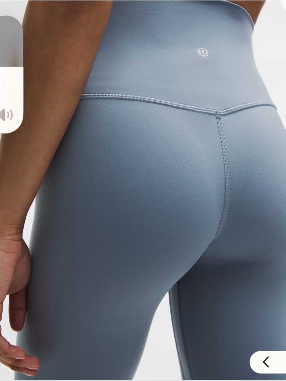 Lululemon High-Waist Performance Leggings - Slate Blue Align - Picture 4 of 10